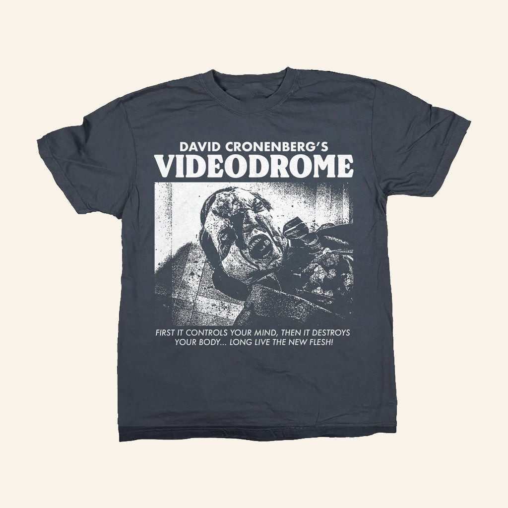 The Cultofcult Store Merch Videodrome 1983 New Flesh T-Shirt The Cultofcult Store Merch Videodrome 1983 New Flesh T-Shirt