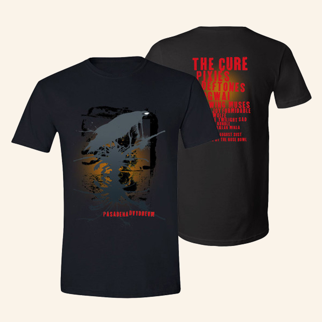 The Cure Merch Pasadena Daydream Black T-Shirt Christmas Present Ideas For Him The Cure Merch Pasadena Daydream Black T-Shirt Christmas Present Ideas For Him