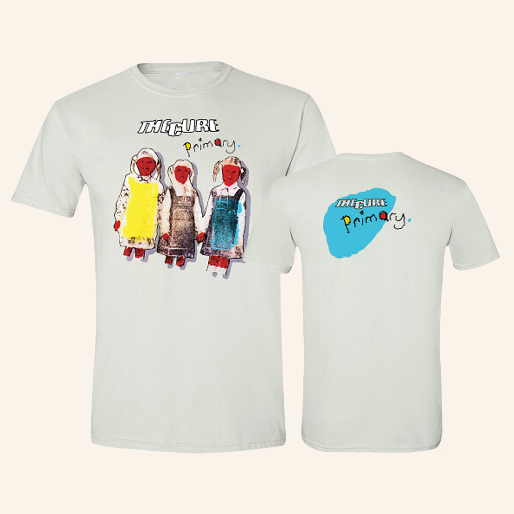 The Cure Merch Primary White T-Shirt Christmas Presents For Boyfriend