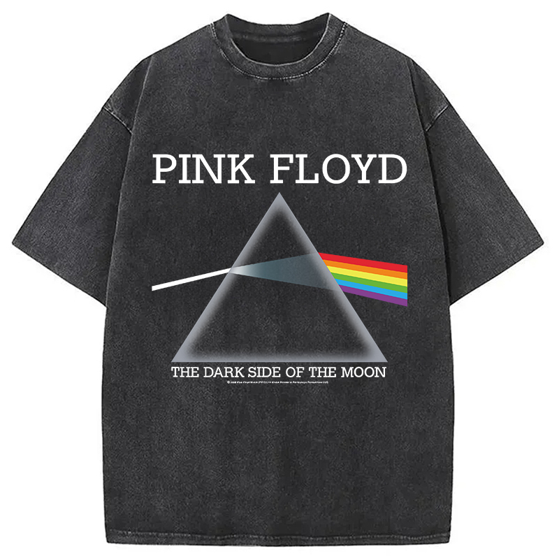 The Dark Side Of The Moon Ablum Washed T-Shirt Everyday Comfort Graphic Shirt Gifts For Brother