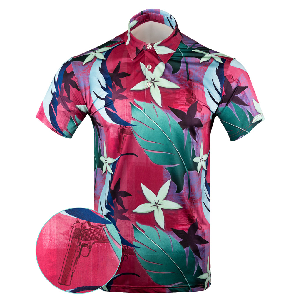 The Dealer Polo Shirt Tactical Tropical Print Polo Shirt Gun Lovers Gifts For Dudes The Dealer Polo Shirt Tactical Tropical Print Polo Shirt Gun Lovers Gifts For Dudes