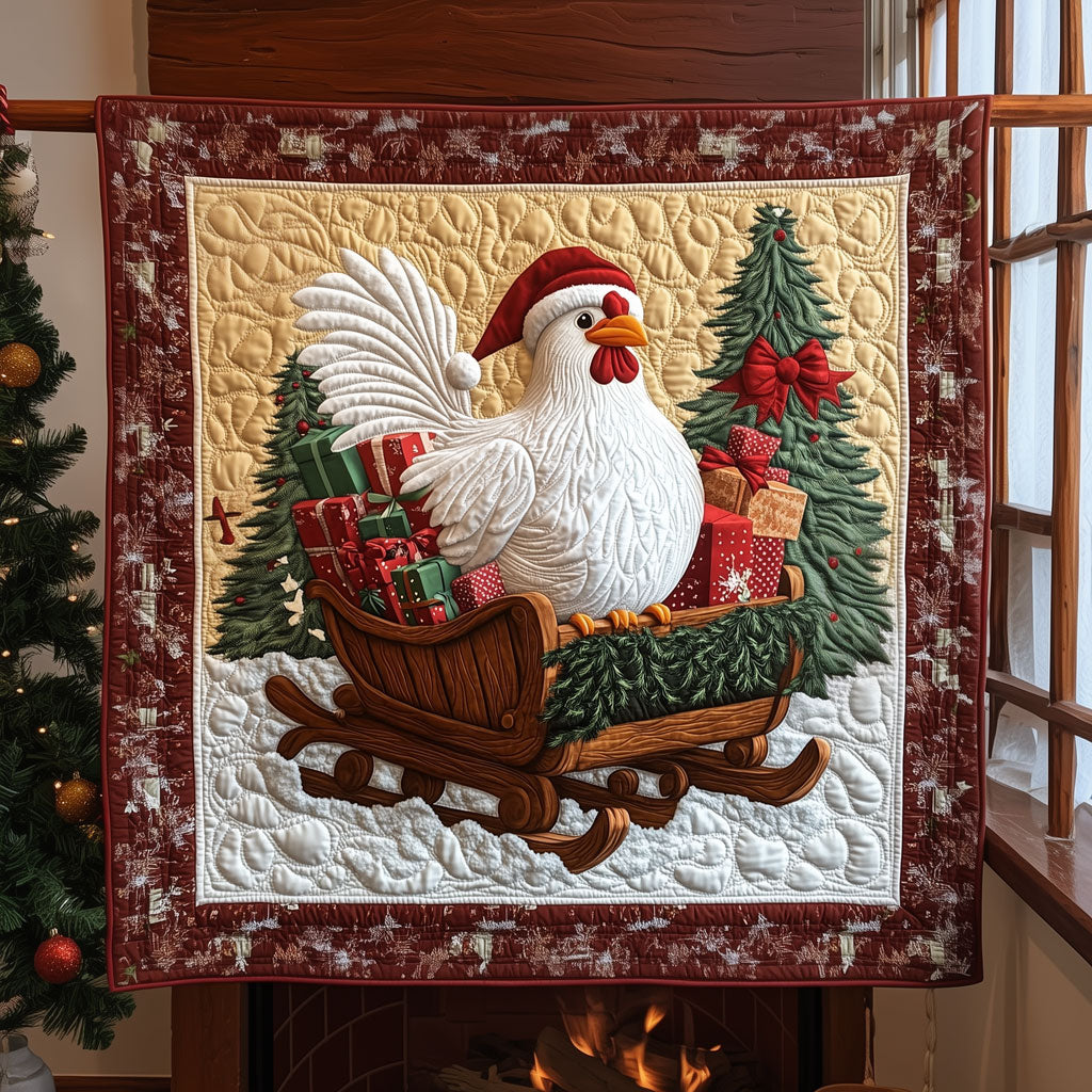 The Delivery Rooster Quilt Thoughtful Quilt Blanket Gift for Loved Ones