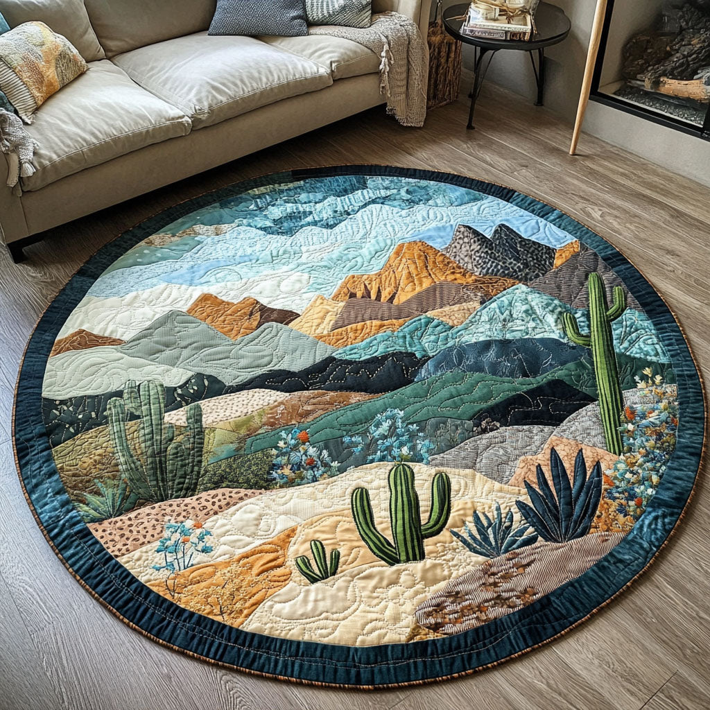 The Desert Trail Quilted Round Mat Front Door Entryway Ideas Christmas Gifts For Sister From Brother