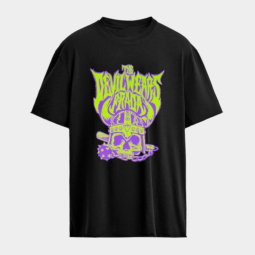 The Devil Wears Prada Battle Skull T-Shirt Fan Merch Gifts For Husband