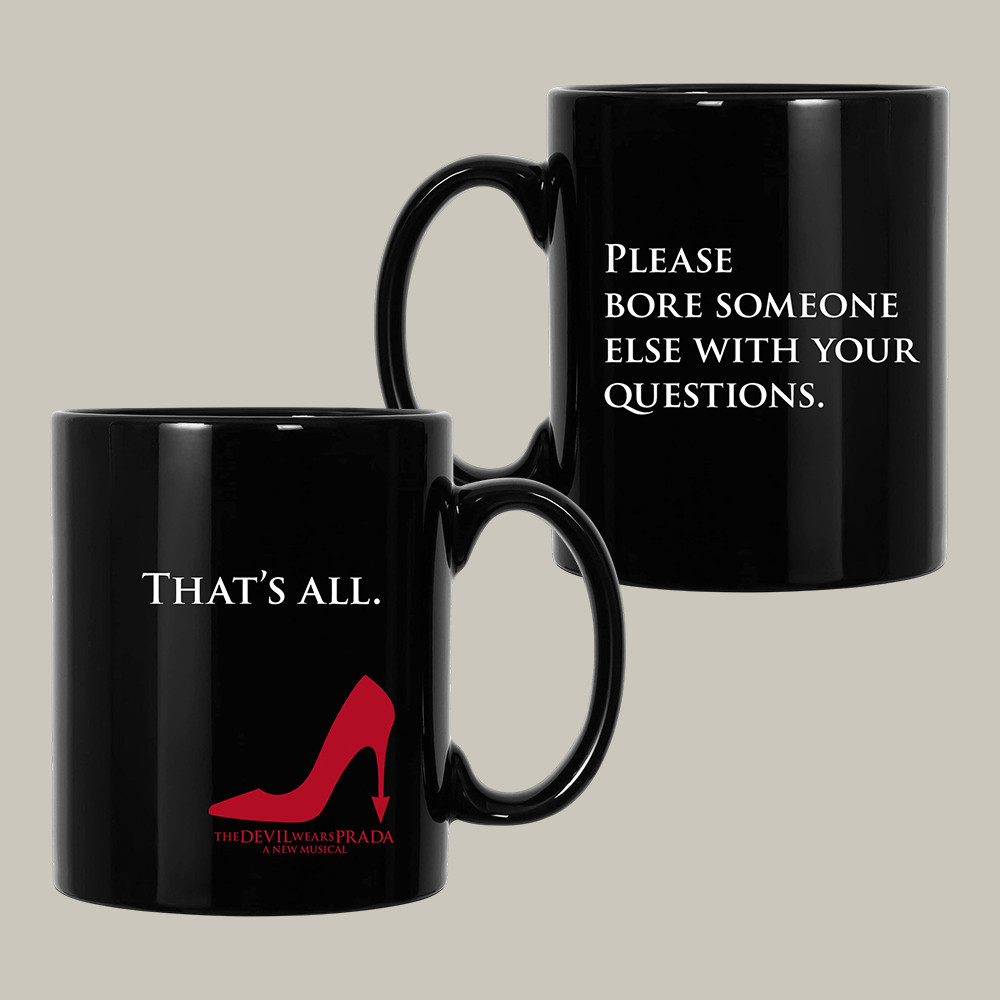 The Devil Wears Prada Heel Mug TDWP Quote Cup Unique Gift For Coffee Dad