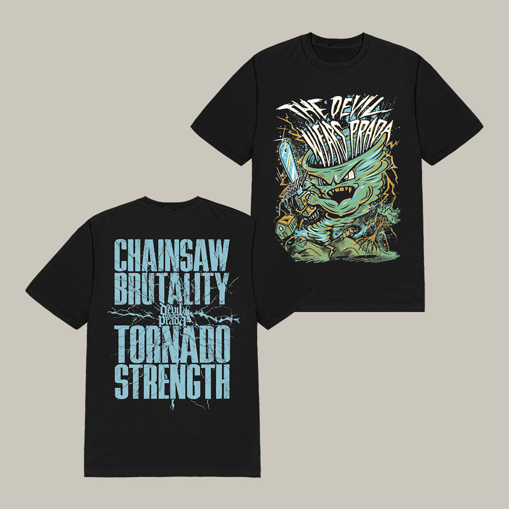 The Devil Wears Prada Merch Chainsaw Brutality Tornado T-Shirt Music Fan Shirt Gift For Boyfriend