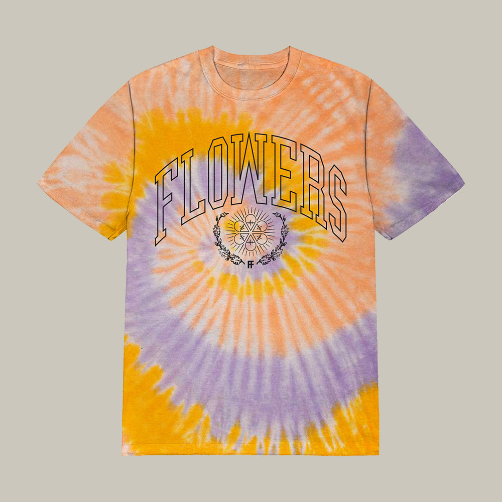 The Devil Wears Prada Merch Flowers Tie Dye T-Shirt Metalcore Music Band Shirt Fan Gift