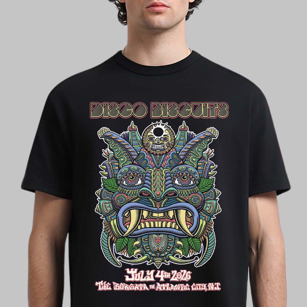 The Disco Biscuits Atlantic City New Jersey 2026 T-Shirt The Disco Biscuits Clothes Music Fan Gift