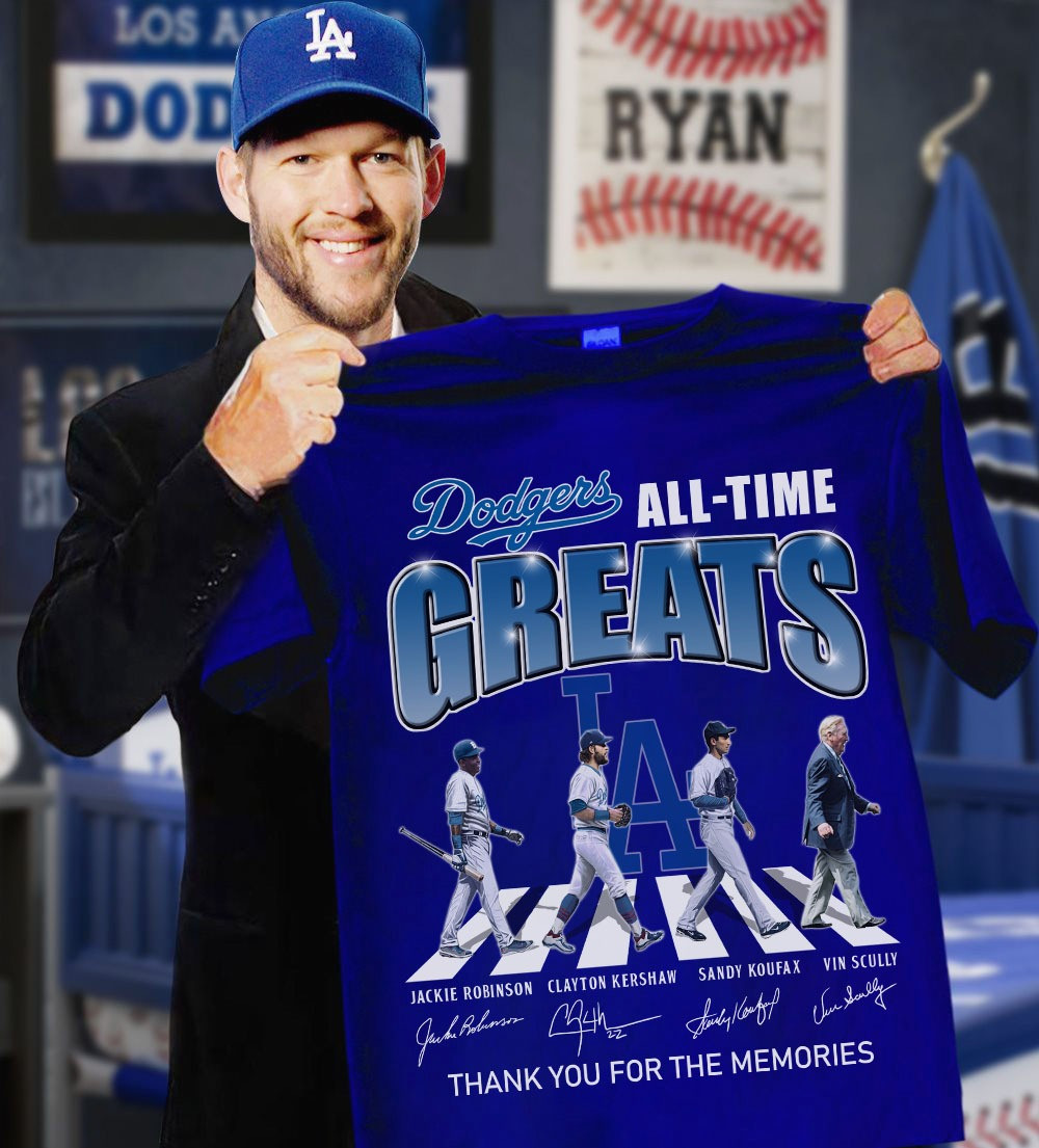 The Dodgers Thank You For The Memories T-shirt Baseball Player Gift Ideas