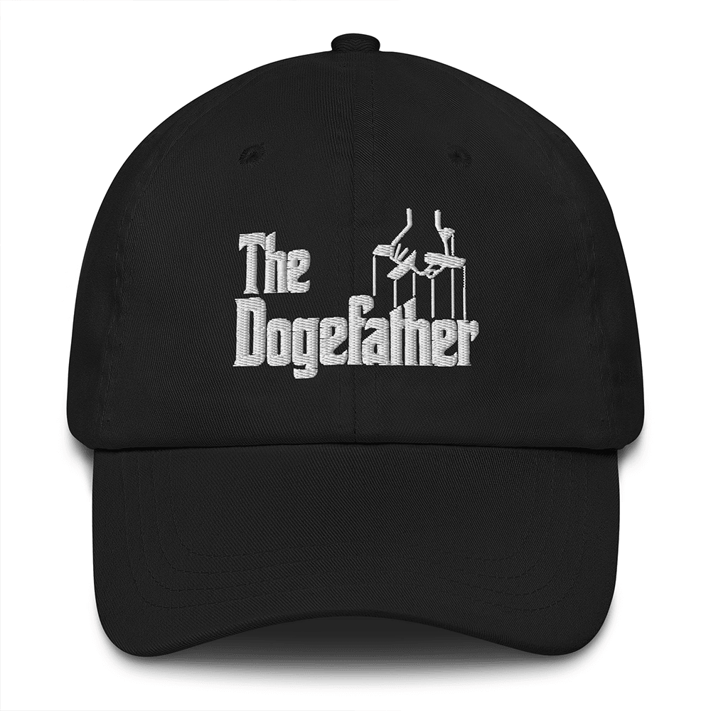 The Dogefather Hat DOGE Musk Embroidered Hat Father's Day Gifts For Husband The Dogefather Hat DOGE Musk Embroidered Hat Father's Day Gifts For Husband