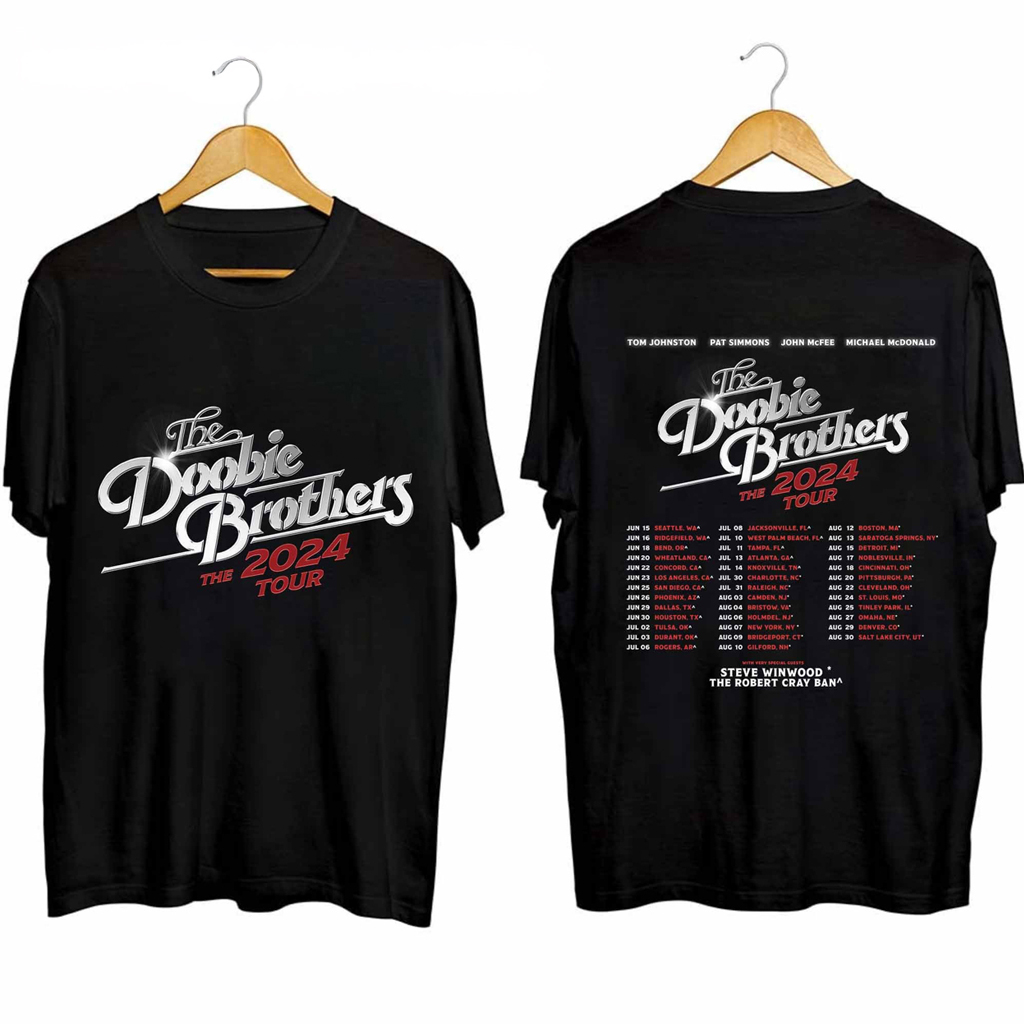 The Doobie Brothers 2024 Tour Shirt The Doobie Brothers Merch Gifts For Rock Fans The Doobie Brothers 2024 Tour Shirt The Doobie Brothers Merch Gifts For Rock Fans