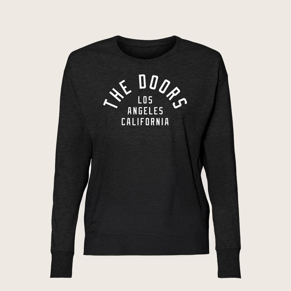 The Doors Merch Los Angeles California Cropped Long Sleeve Shirt Christmas Gifts For Her The Doors Merch Los Angeles California Cropped Long Sleeve Shirt Christmas Gifts For Her