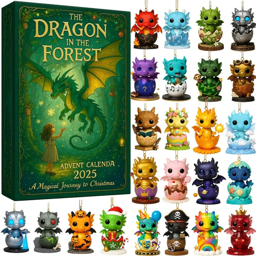 The Dragon In The Forest Advent Calendar 2025 Christmas Countdown Calendar Dragon Lover Gifts