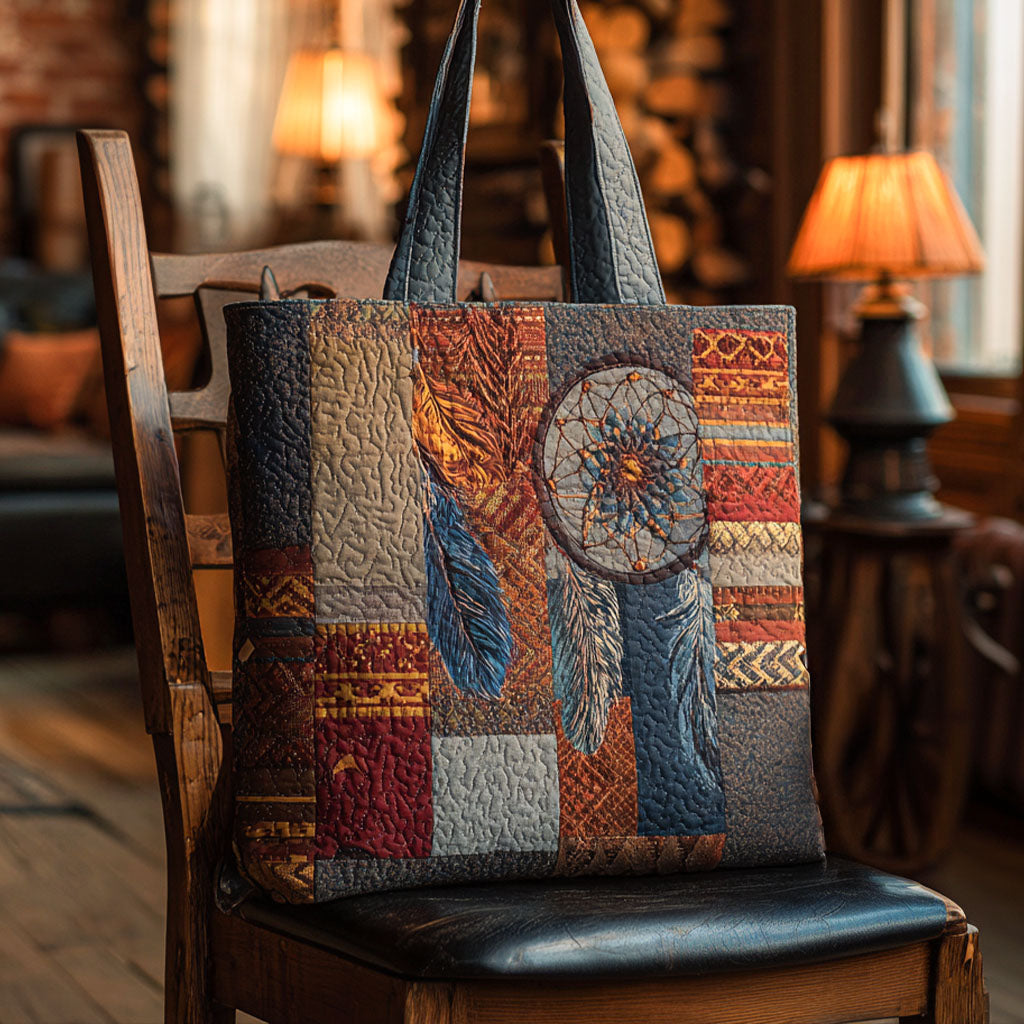 The Dream Weaver Quilted Tote Bag Native American Merchandise Gift Items