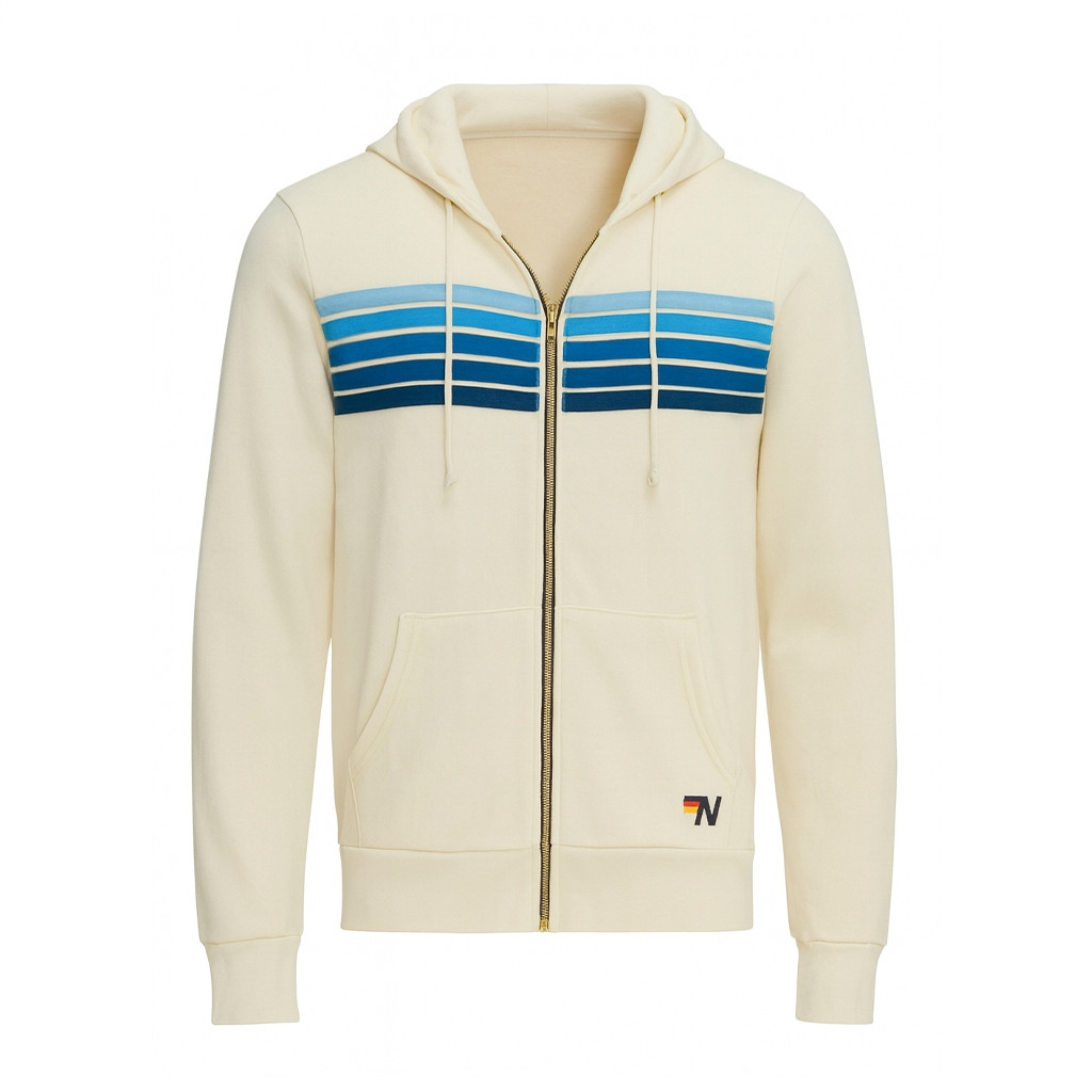The Drew Barrymore Show Adam Sandler Stripe Zip Hoodie Present For Husband