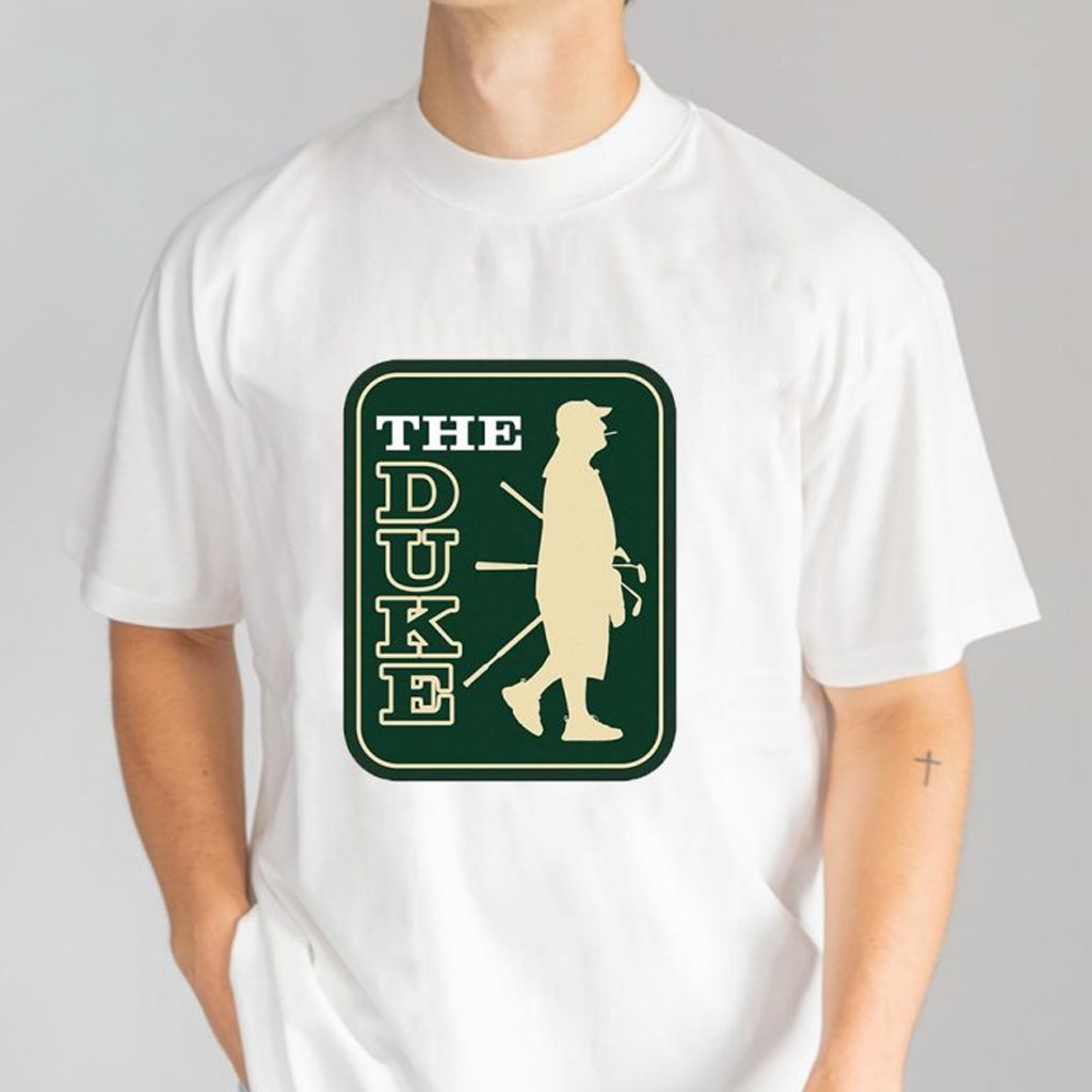 The Duke Golf White T-Shirt Sports Themed Apparel Gifts Ideas For Golf Lovers