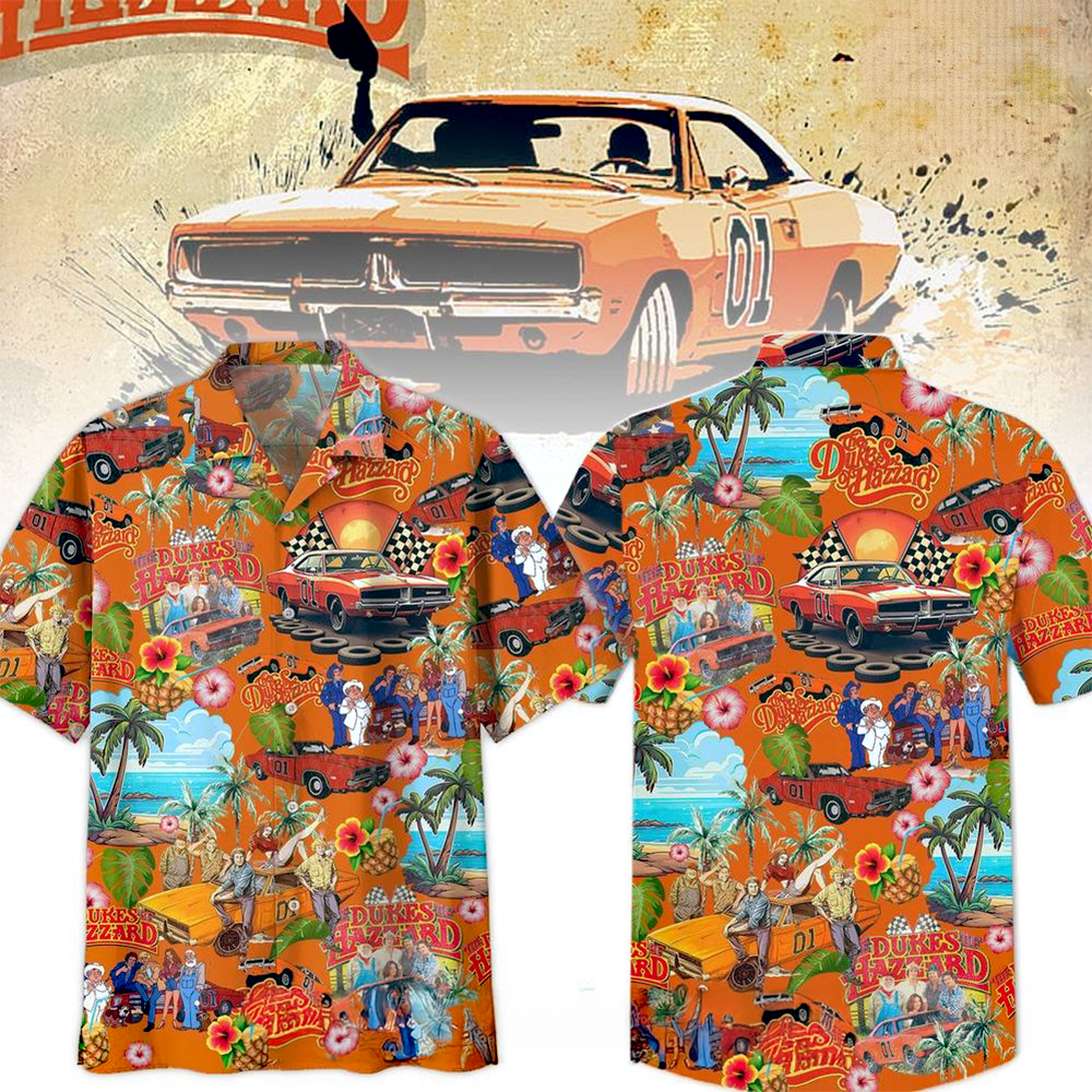 The Dukes Of Hazzard Summer Hawaiian Shirt Best Beach Merch Gift For Son