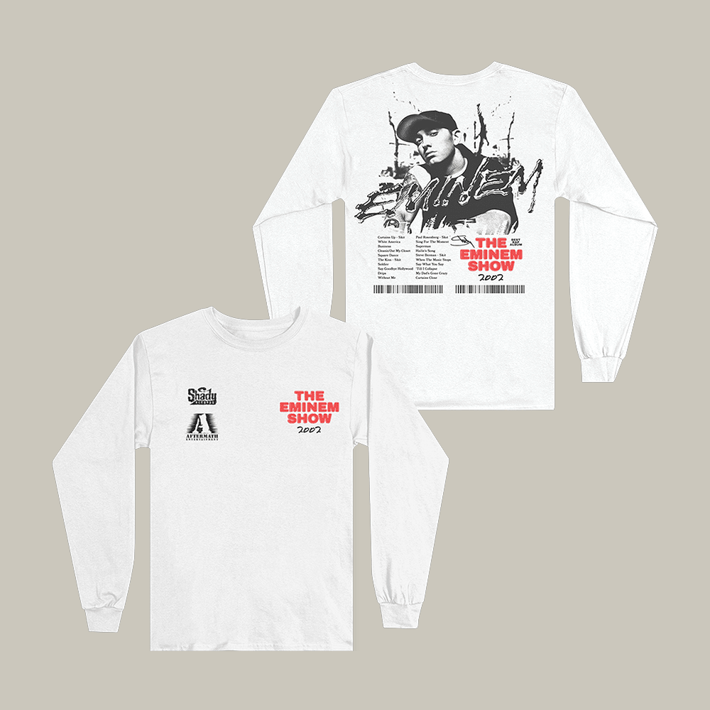 The Eminem Show Long Sleeve Shirt Music Themed Eminem Clothing Line Fan Gift Idea