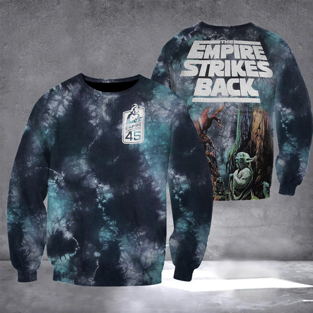 The Empire Strikes Back 45th Anniversary Tie-Dye Spirit Sweatshirt Best Gift For Fan Lovers
