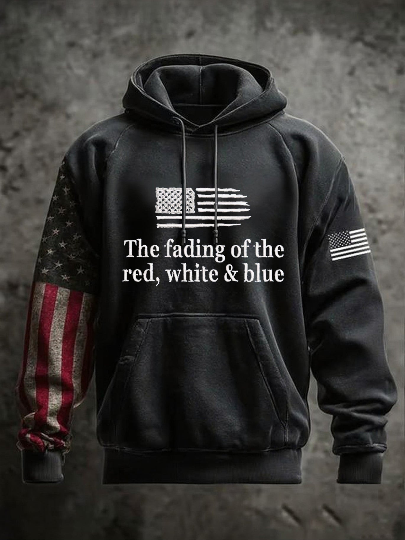 The Fading Of The Red White And Blue Hoodie Against Fascism Clothing Gifts For Democracy