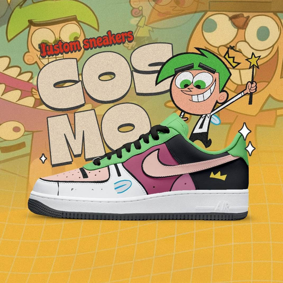 The Fairly OddParents COSMO Special Air Force 1 Shoes Fans Gifts