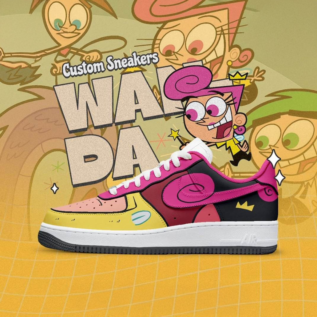 The Fairly OddParents WANDA Special Air Force 1 Shoes Gifts For Men