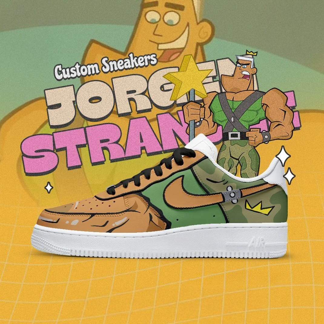 The Fairly OddParents x Jorgen Von Strangle Special Air Force 1 Shoes Fans Gifts
