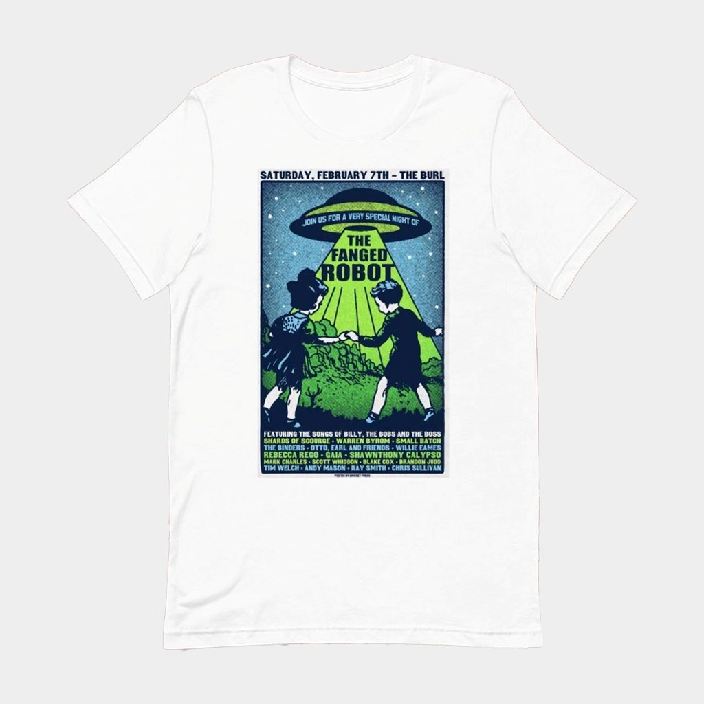 The Fanged Robot The Burl Join Us For A Very 2026 Tour UFO Kids T-Shirt Gifts For Him Her