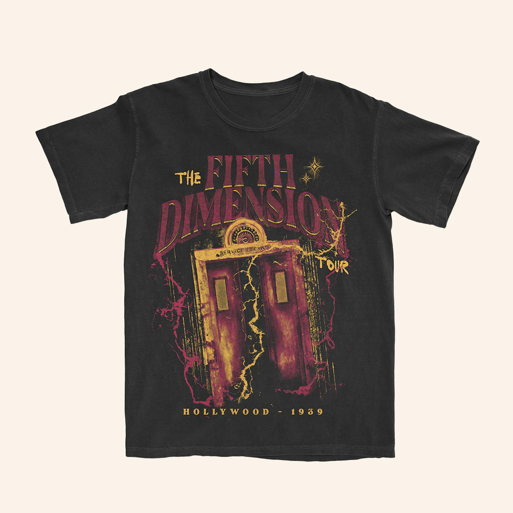 The Fifth Dimension Tour Hollywood 1939 T-Shirt The Fifth Dimension Merch Gifts For Fans