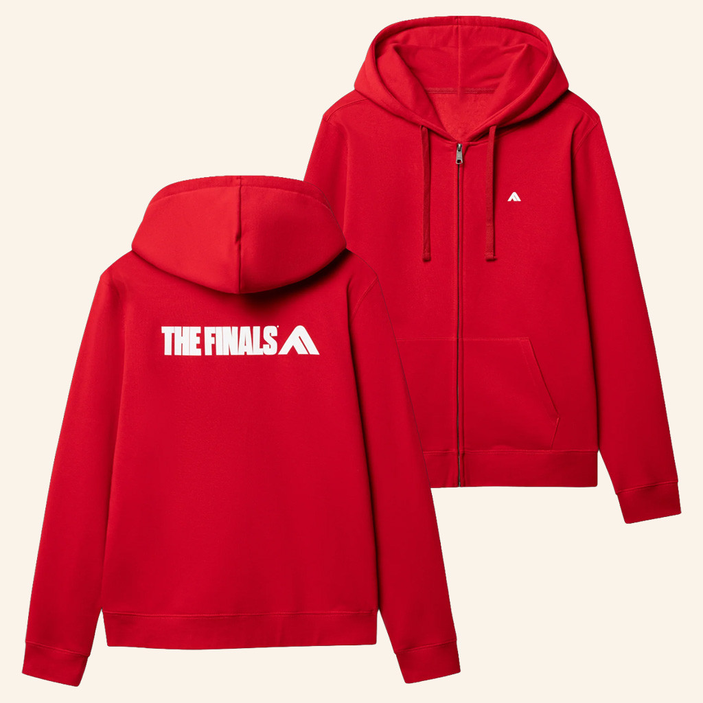 The Finals Merch THE FINALS Red Hoodie Christmas Present Ideas For Him The Finals Merch THE FINALS Red Hoodie Christmas Present Ideas For Him