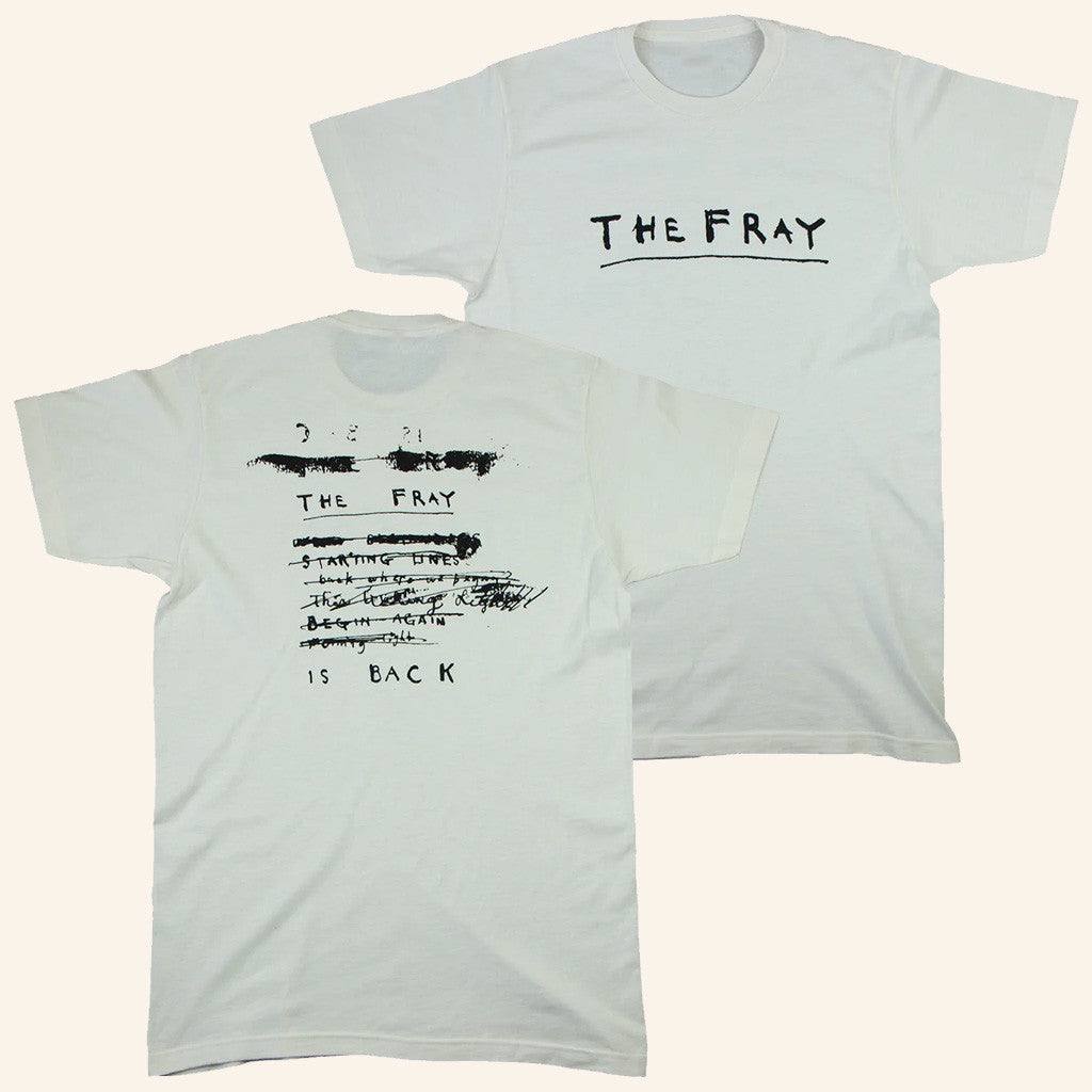 The Fire Merch The Fray Is Back White Shirt Gifts For Dad The Fire Merch The Fray Is Back White Shirt Gifts For Dad