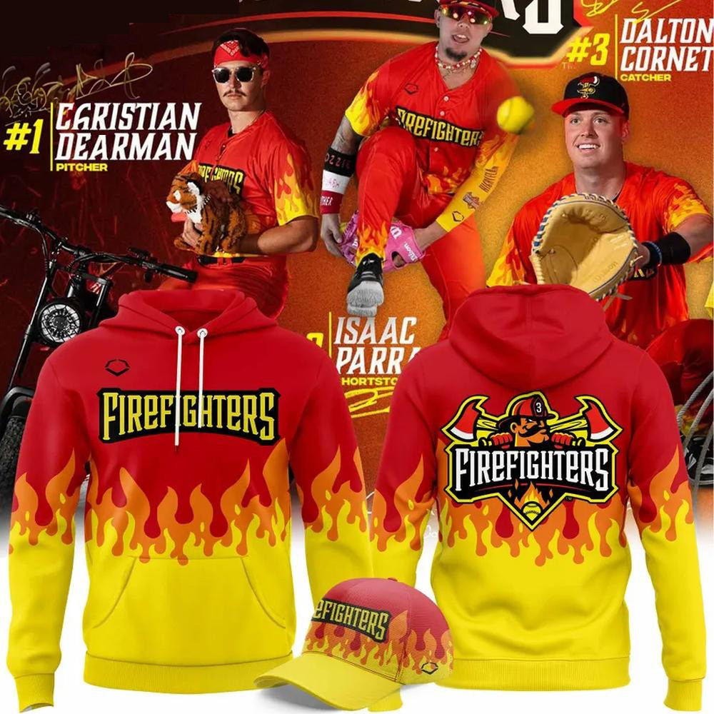 The Firefighters Baseball Limited Edition Hoodie 2025 Best Gifts For Boyfriend