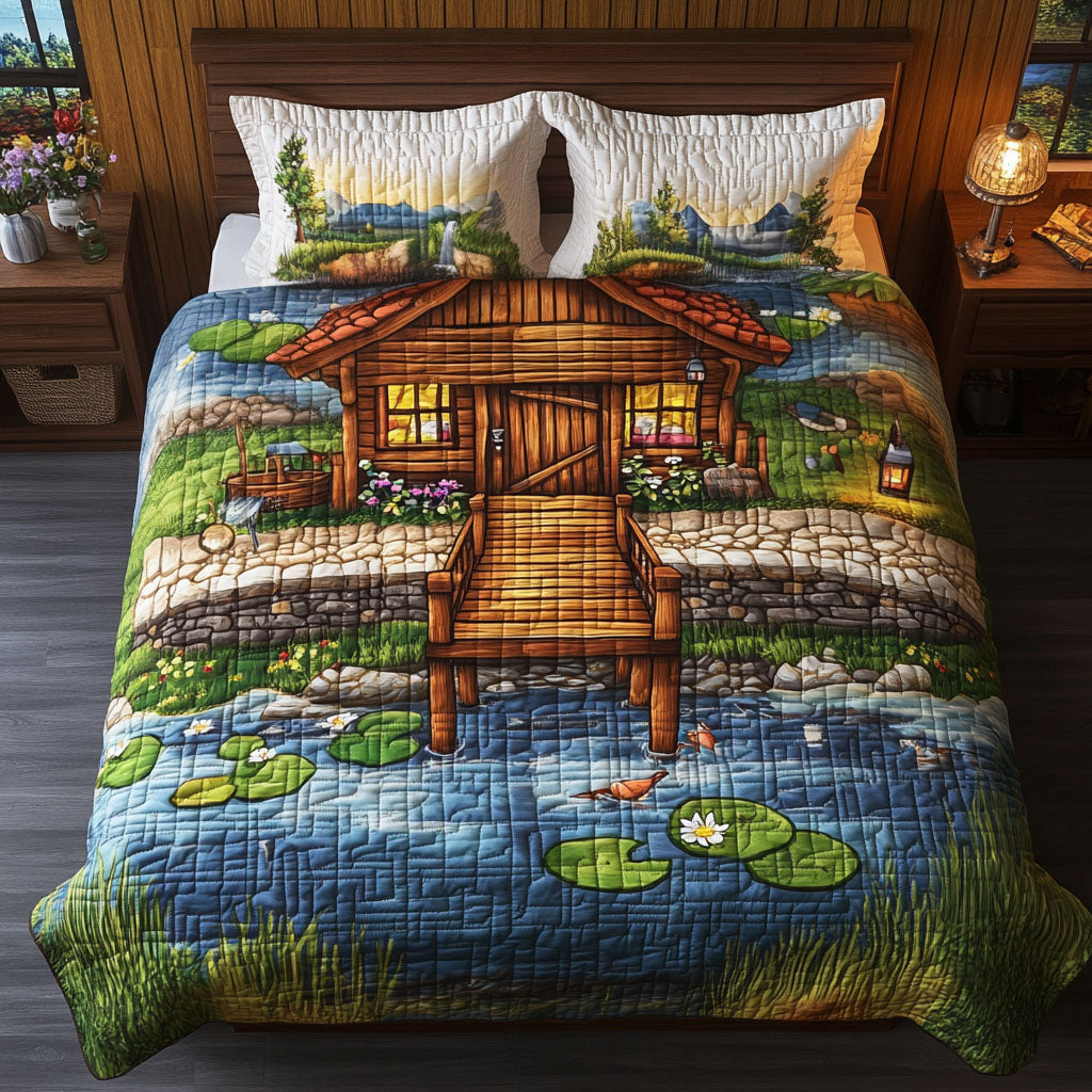 The Fishing Nook Quilted Bedding Set Unique Bed Sheet Set Unique Fishing Gifts