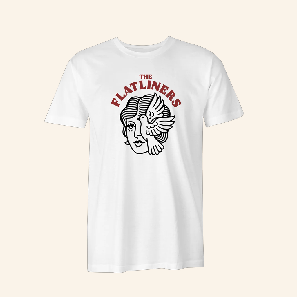 The Flatliners Bird Lady T-Shirt The Flatliners Merch Best Gifts For Rock Lovers