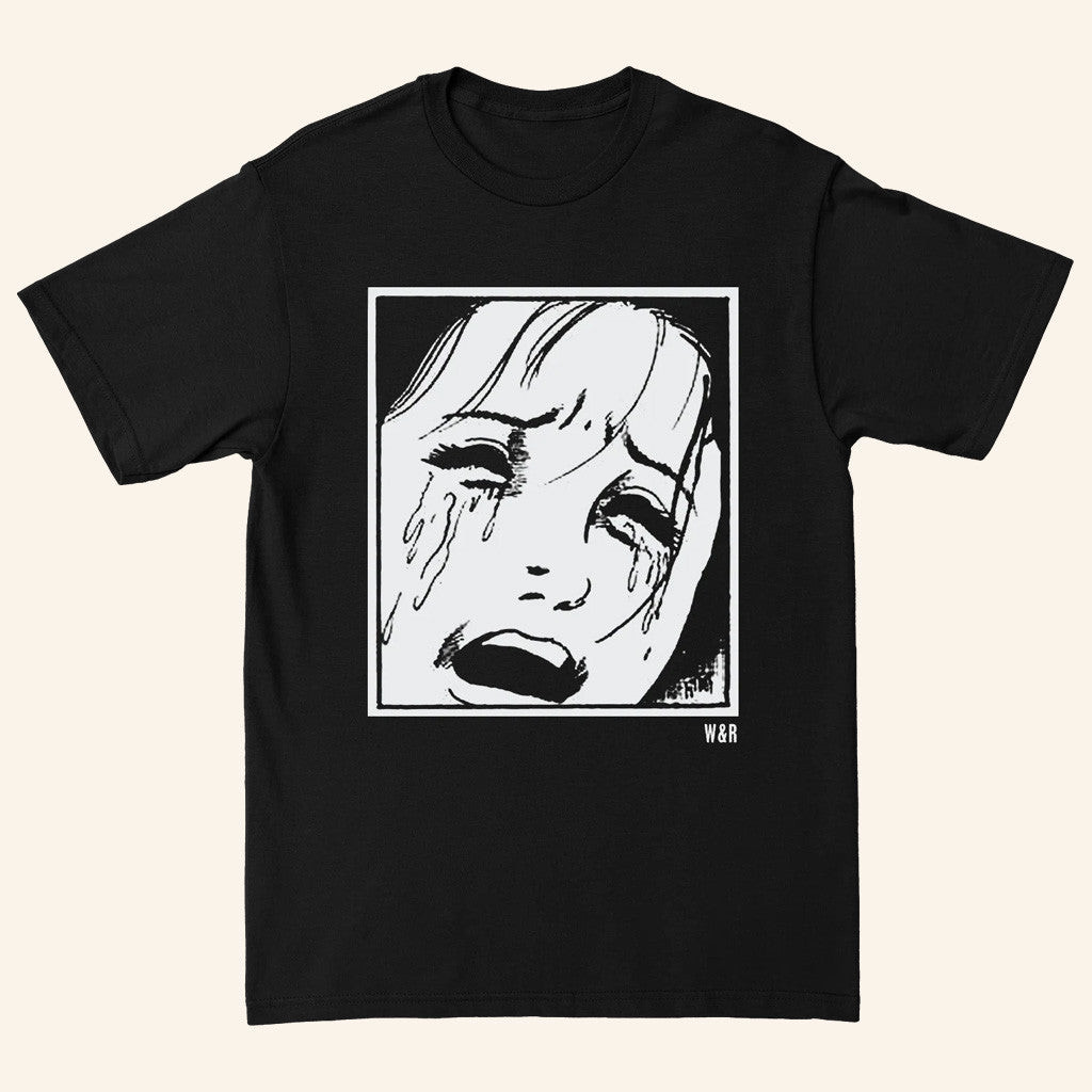 The Flenser Merch Wreck And Reference Crying Black T-Shirt Gifts For Besties The Flenser Merch Wreck And Reference Crying Black T-Shirt Gifts For Besties