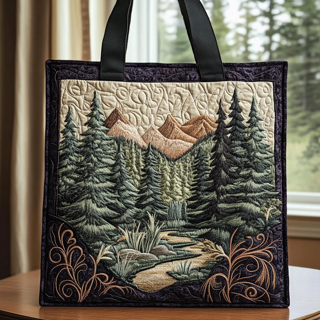 The Forest Nest Quilted Tote Bag Gifts For Forestry Majors