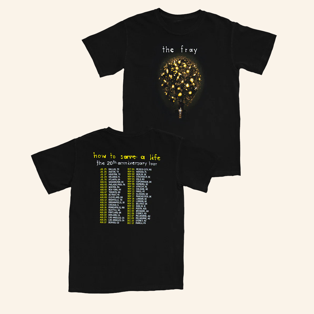 The Fray Merch The Fray Cover Summer Tour Shirt Gift Ideas For Rock Lovers The Fray Merch The Fray Cover Summer Tour Shirt Gift Ideas For Rock Lovers