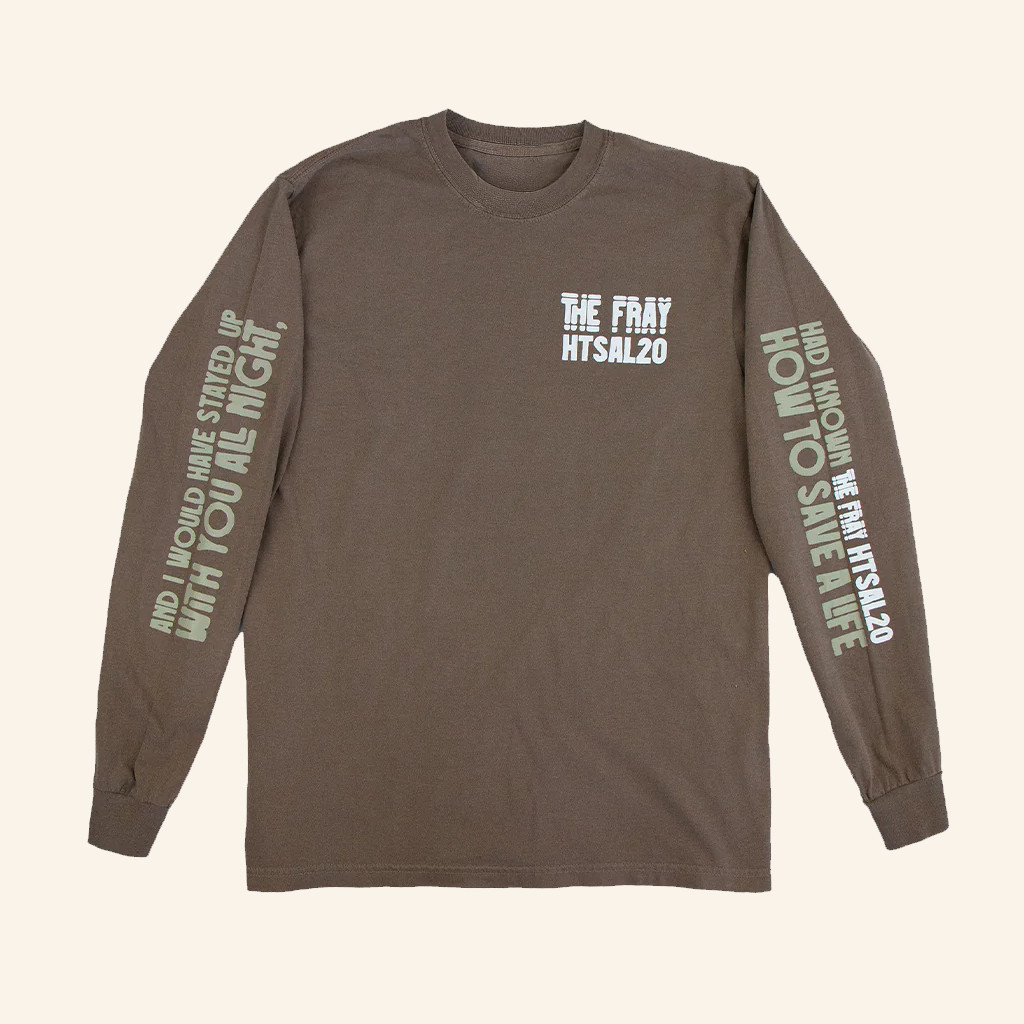 The Fray Merch The Fray Lyric Long Sleeve Shirt Christmas Gifts For Dudes The Fray Merch The Fray Lyric Long Sleeve Shirt Christmas Gifts For Dudes