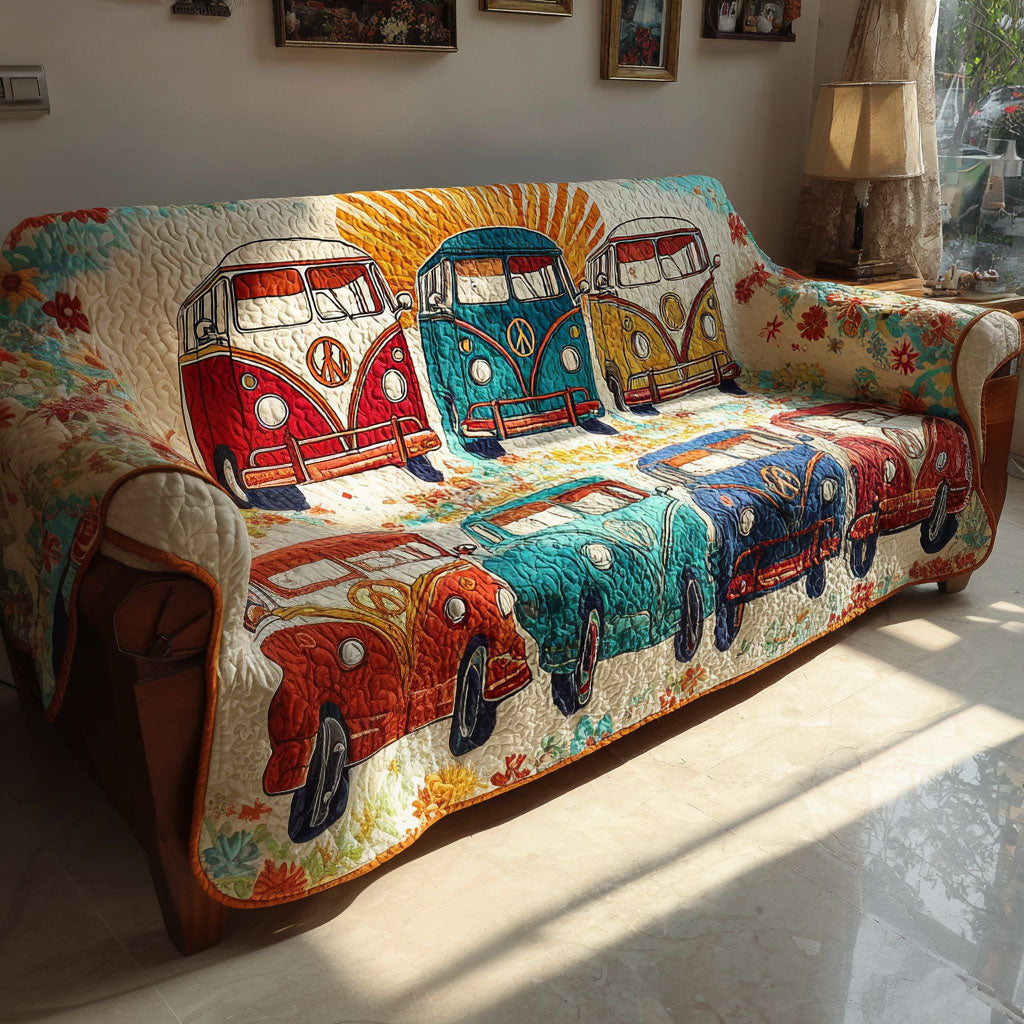 The Free Spirit Quilted Sofa Cover Holiday Couch Covers Unique Gifts Family