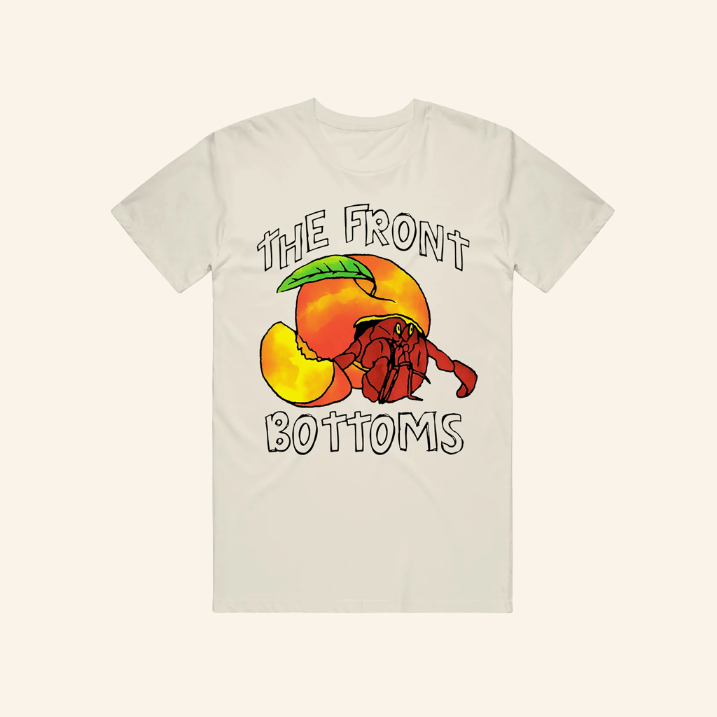 The Front Bottoms Merch Hermit Peach Natural T-Shirt Gifts For Besties The Front Bottoms Merch Hermit Peach Natural T-Shirt Gifts For Besties