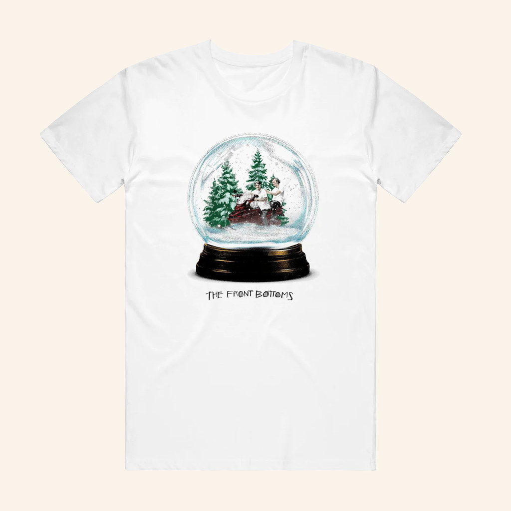 The Front Bottoms Merch Snow Globe White T-Shirt Christmas Ideas For Husband The Front Bottoms Merch Snow Globe White T-Shirt Christmas Ideas For Husband