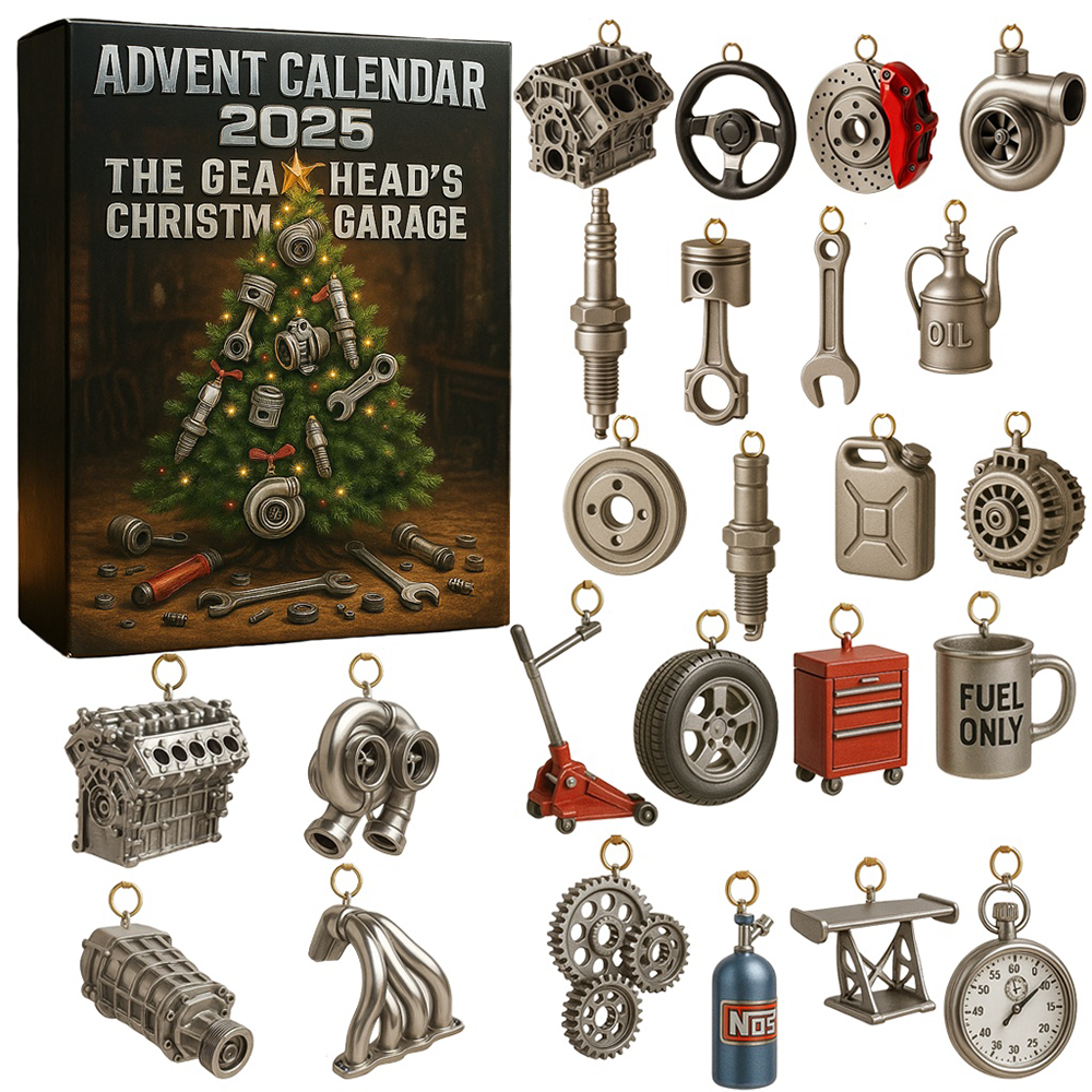 The Gearheads Christmas Garage Advent Calendar 2025 Christmas Countdown Xmas Gifts For Brother