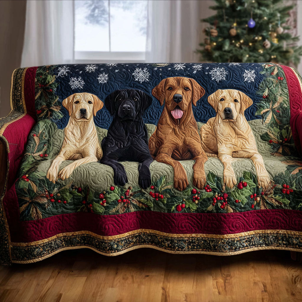 The Gentle Trio Quilted Sofa Cover Couch Protector Dog Gifts For Dog Lovers