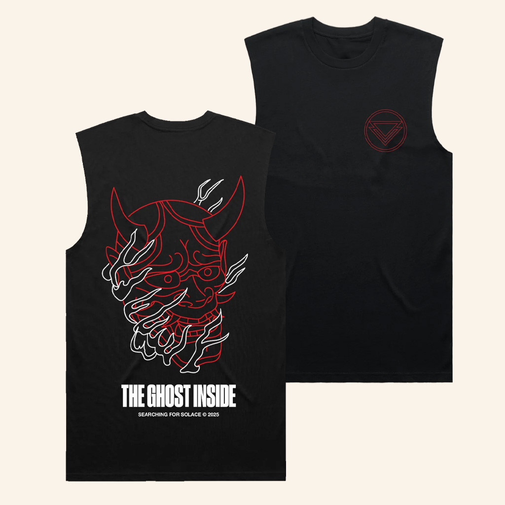 The Ghost Inside Merch Mask Muscle Tank Best Gifts For Husband