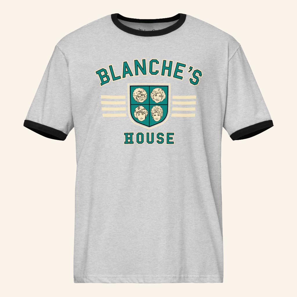 The Golden Girls Merch Blanche's House Ringer Shirt Gifts For Friends