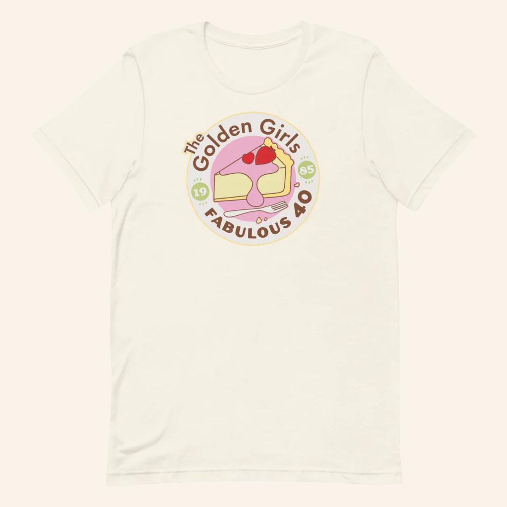 The Golden Girls Merch Fabulous 40 Logo T-Shirt Gifts For Girlfriend