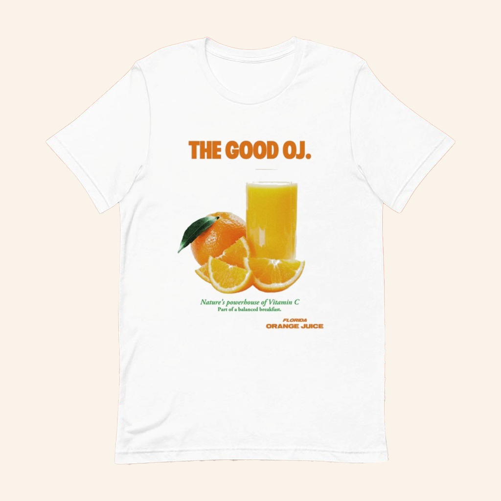 The Good OJ T-Shirt Funny Orange Juice Vitamin C Shirt Gifts For Friends