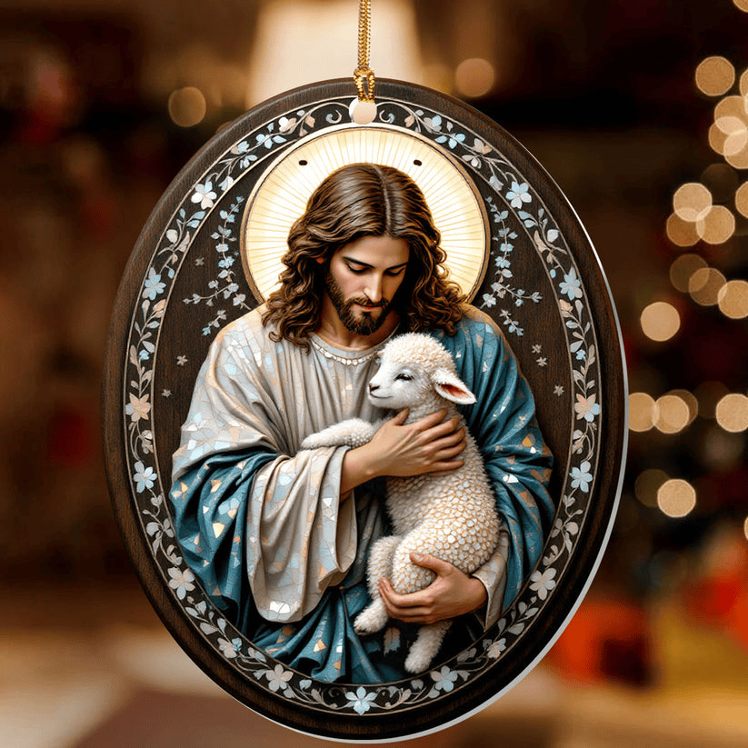 The Good Shepherd Acrylic Ornament Christmas Gifts For Church Volunteers