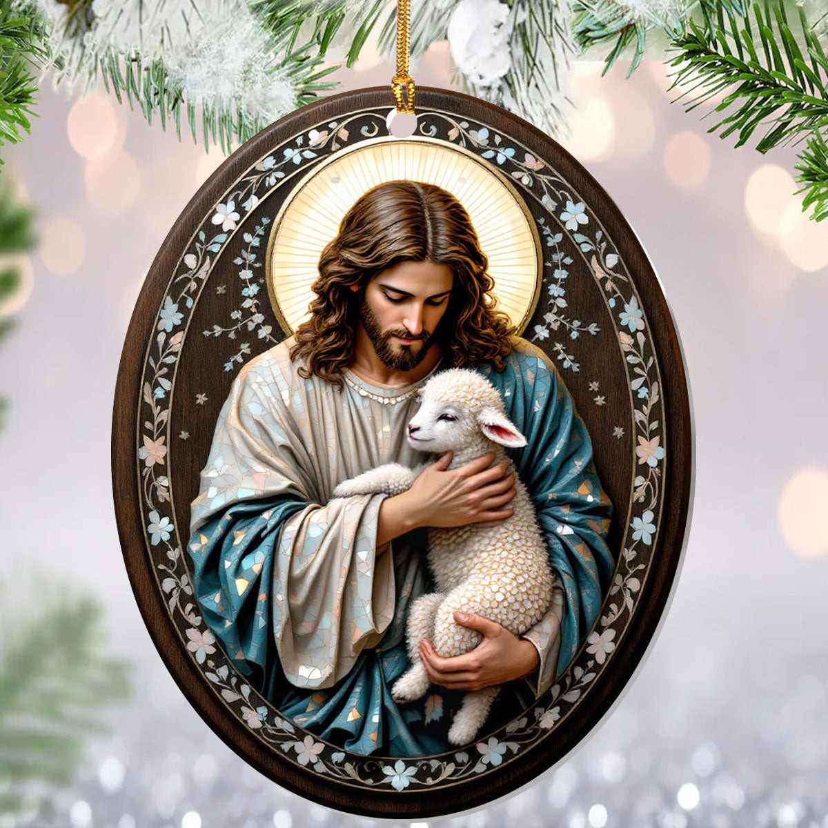 The Good Shepherd Christmas Ornament Jesus Christ Ornament Christian Gifts For Her