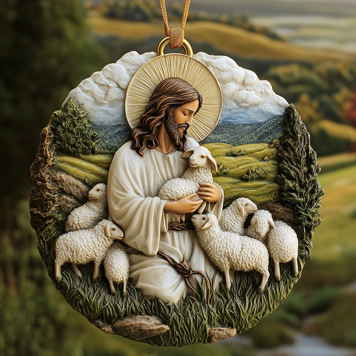 The Good Shepherd Christmas Ornament Nice Family Xmas Decoration Gifts